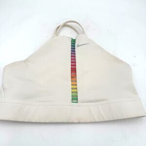Nike Dr-Fit Indy Rainbow Ladder Sports Bra Size Small